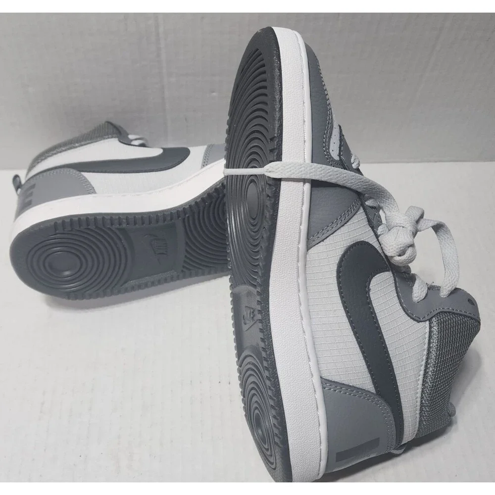Nike Court Borough Mid GS Cool Grey Anthracite 839977-009